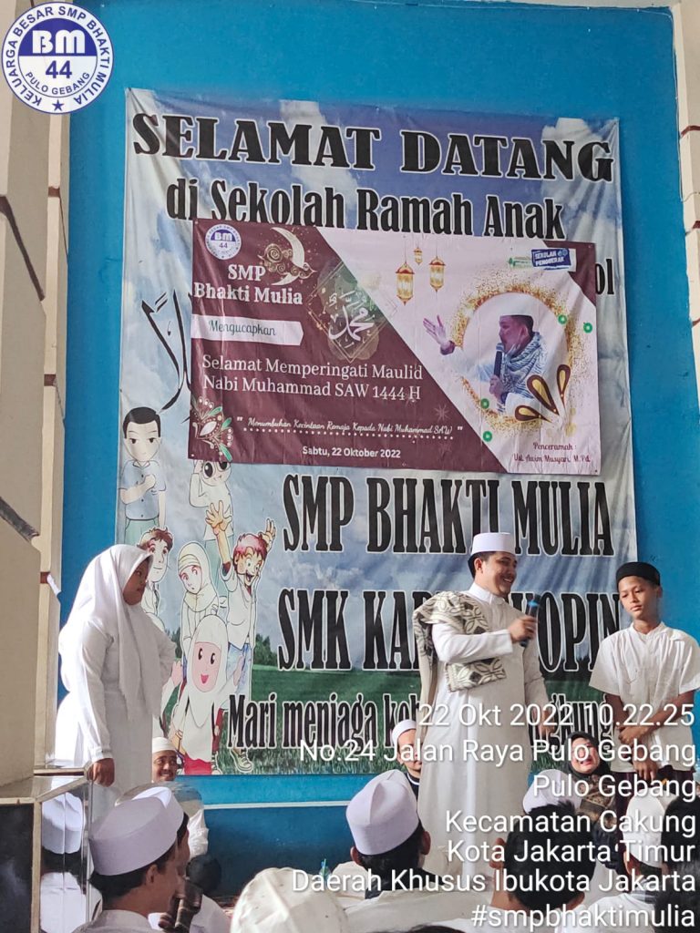 Peringatan Maulid Nabi Muhammad SAW Tahun 2022 - SMP Bhakti Mulia Jakarta